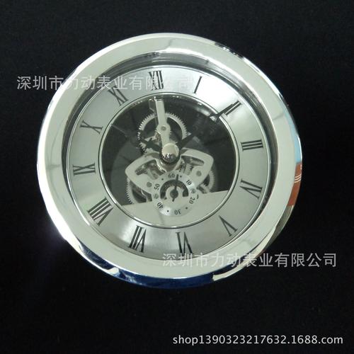 钟表厂家供应透视钟机芯 不锈钢透视钟头、镶钻款批发订做指南
